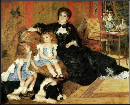 Madame Georges Charpentier and her Children from Pierre-Auguste Renoir