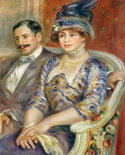 Monsieur et Madame Bernheim de Villers from Pierre-Auguste Renoir