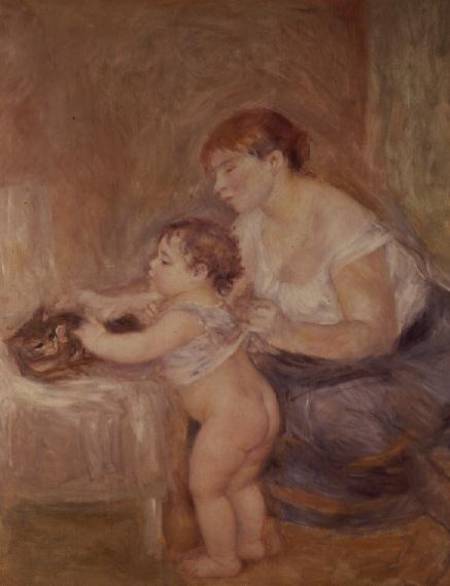 Mother and Child from Pierre-Auguste Renoir