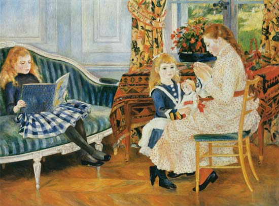 L'aprèsmidi des enfants à Wargemont from Pierre-Auguste Renoir