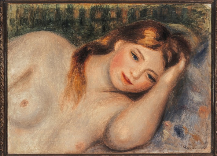 Nu (Jeune fille couchée en buste) from Pierre-Auguste Renoir