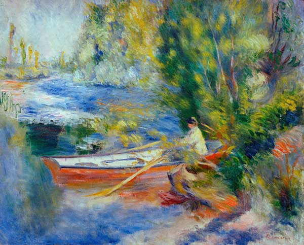 Renoir / On the bank o.a river / 1878/80 from Pierre-Auguste Renoir