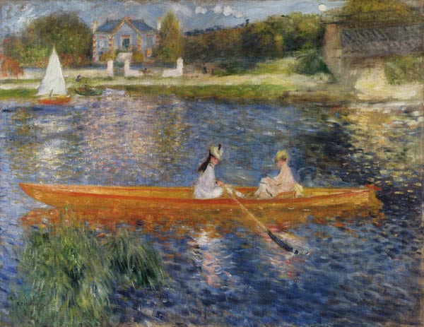 The Seine at Asnieres from Pierre-Auguste Renoir
