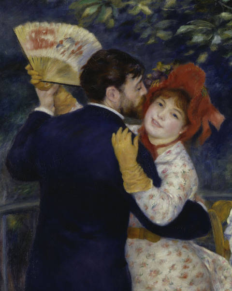 A.Renoir / Country dance / 1883 / Detail from Pierre-Auguste Renoir