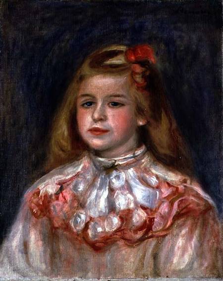 Portrait of a Young Girl from Pierre-Auguste Renoir