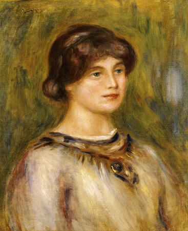 Portrait of Marie Lestringuez from Pierre-Auguste Renoir