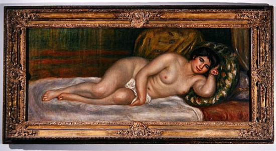 Reclining female nude (Gabrielle) 1906-07 from Pierre-Auguste Renoir