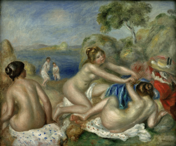 Renoir/Three bathers with a crab/c.1897 from Pierre-Auguste Renoir
