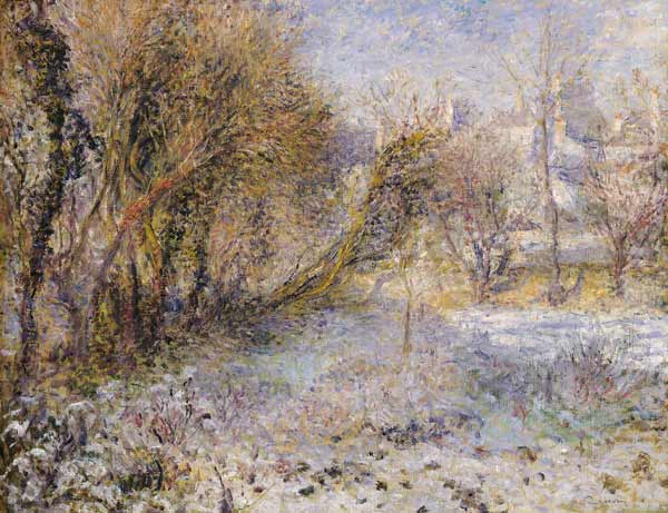 Snowy Landscape from Pierre-Auguste Renoir
