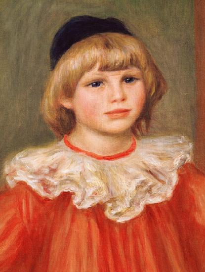 Claude Renoir dressed as a clown - Detail