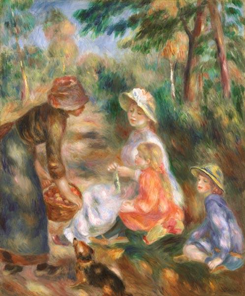 A.Renoir, Apfelverkäuferin