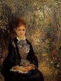 Young woman in the garden (La Grisette)