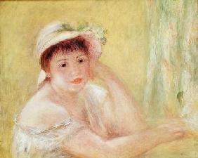 Woman in a Straw Hat