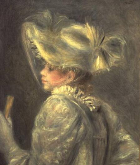 The White Hat from Pierre-Auguste Renoir
