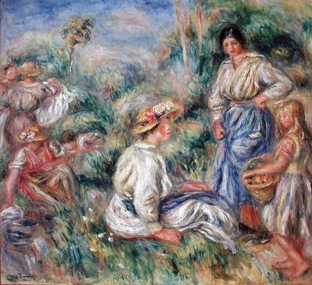Women in a Landscape from Pierre-Auguste Renoir