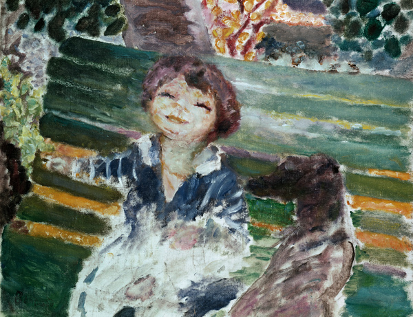 Little Girl with Dog from Pierre Bonnard