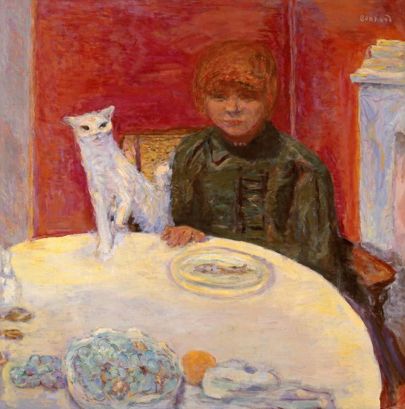La Femme au chat or le chat exigeant from Pierre Bonnard