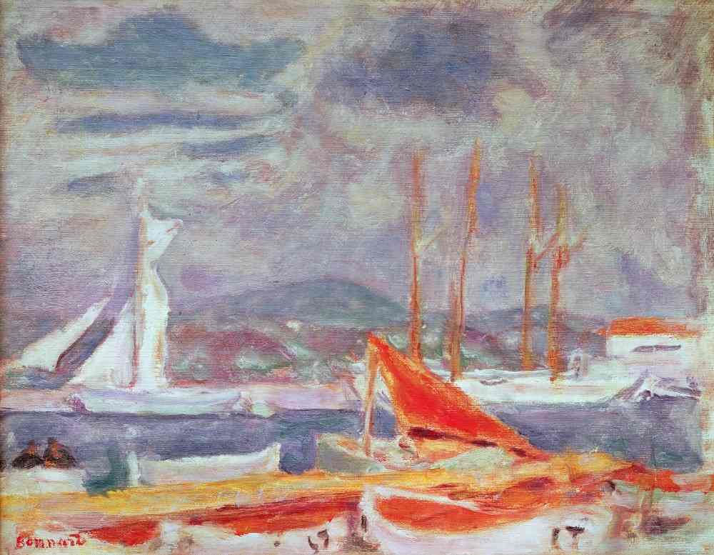 The Port at St. Tropez from Pierre Bonnard