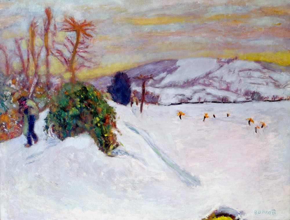 The Snow at Dauphine from Pierre Bonnard