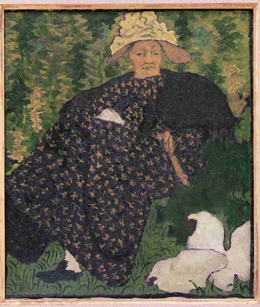 Grandmother with Chickens from Pierre Bonnard