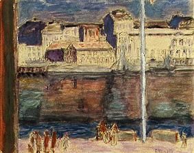 The port of St. Tropez. from Pierre Bonnard