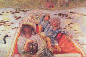 In the Boat, detail of the girls