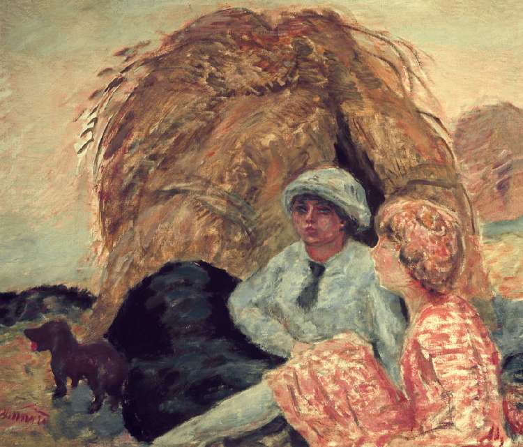 La meule (Madame Marthe Bonnard et son amie) from Pierre Bonnard