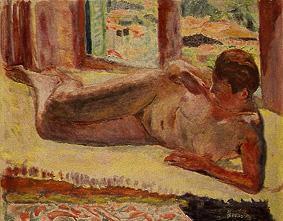 Lying act. from Pierre Bonnard