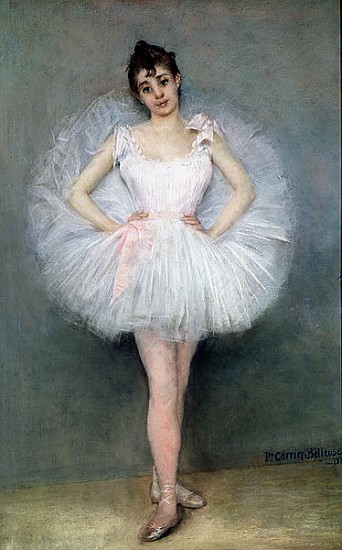Portrait of a Young Ballerina from Pierre Carrier-Belleuse