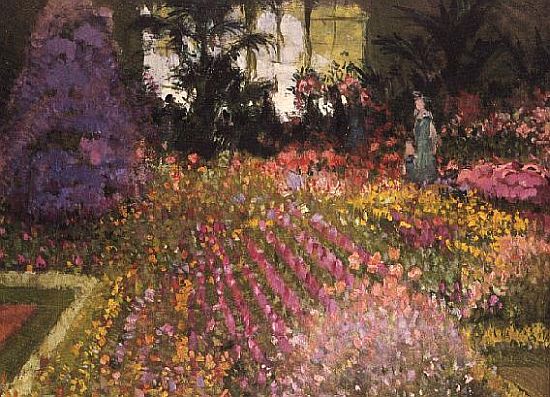 The Flower Garden from Pierre-Eugène Montézin