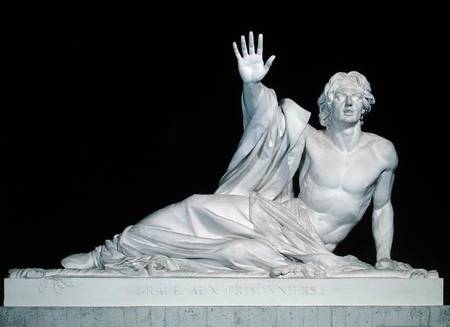 Monument to the memory of Charles-Artus de Bonchamps (1759-93) from Pierre Jean David d'Angers
