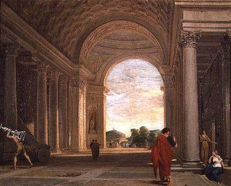 The Interior of a Church in Rome from Pierre Lemaire