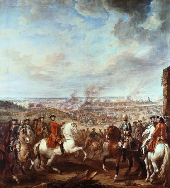 The Battle of Fontenoy from Pierre Lenfant