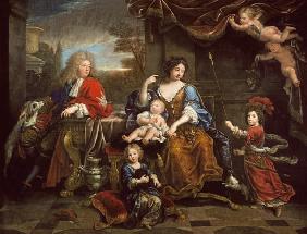 The Grand Dauphin with his Wife and Children