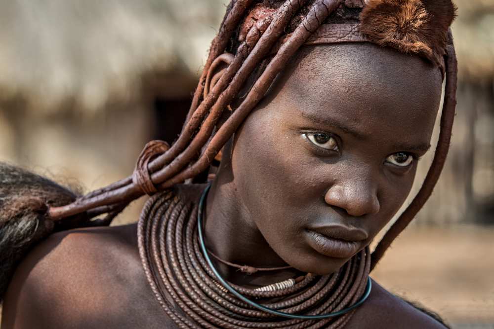 Himba girl from Piet Flour