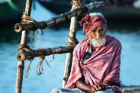 the old man and the Ganges