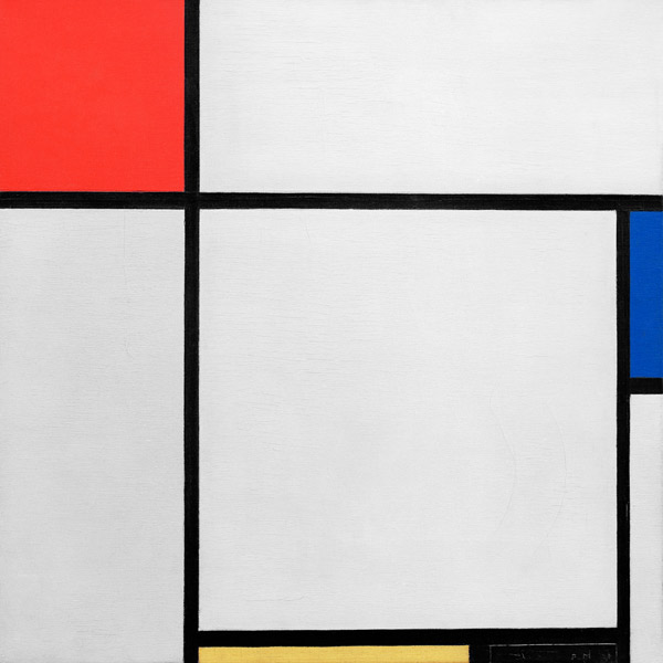 Composition from Piet Mondrian