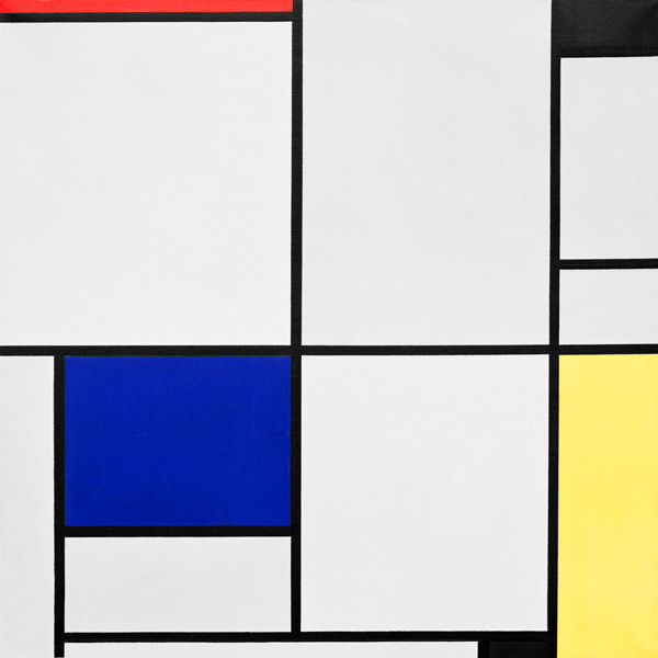 Tableau I; Composition/ 1921 - Piet Mondrian as art print or hand ...