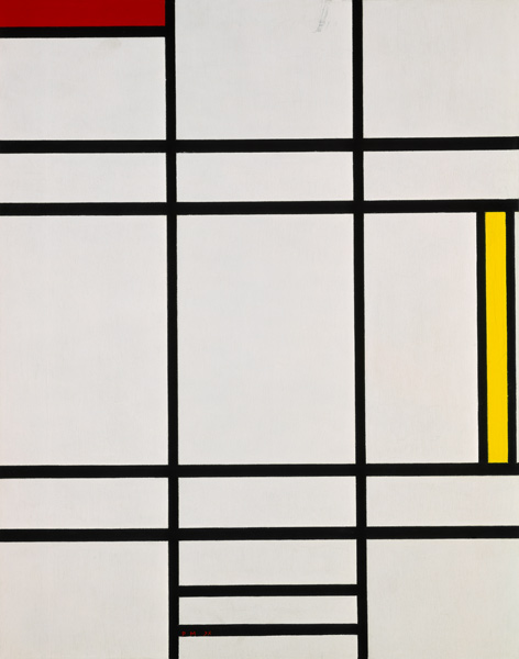 Komposition mit Weiß, Rot und Gelb from Piet Mondrian