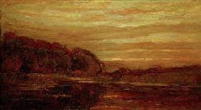 Evening Landscape On The Gein