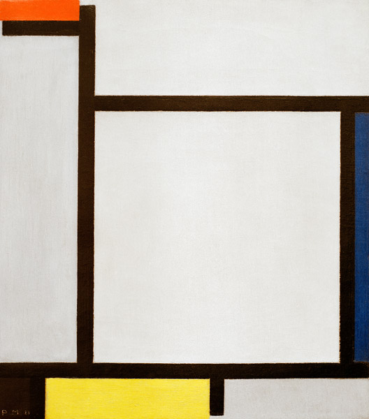 Composition with red…/ 1921 from Piet Mondrian
