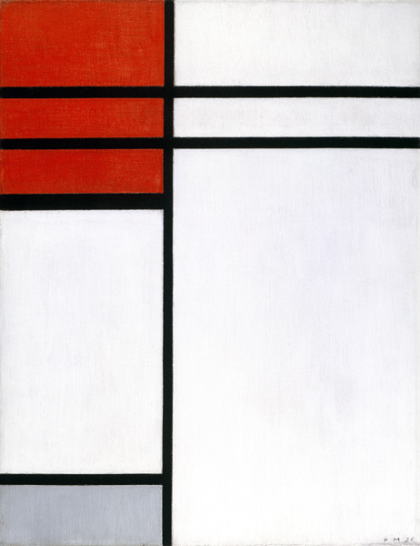 Composition with Red from Piet Mondrian
