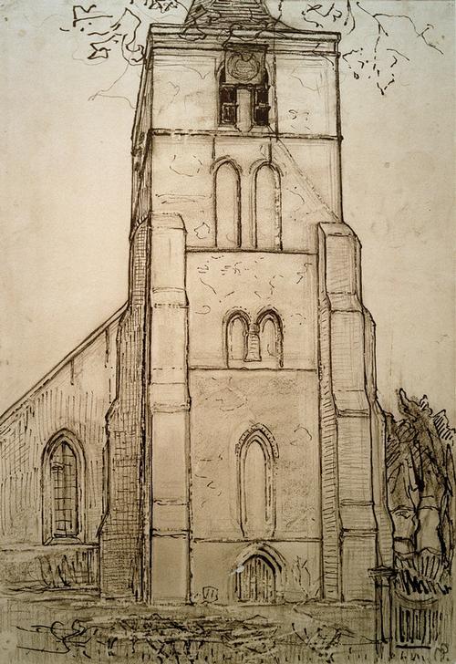 Church in Domburg from Piet Mondrian