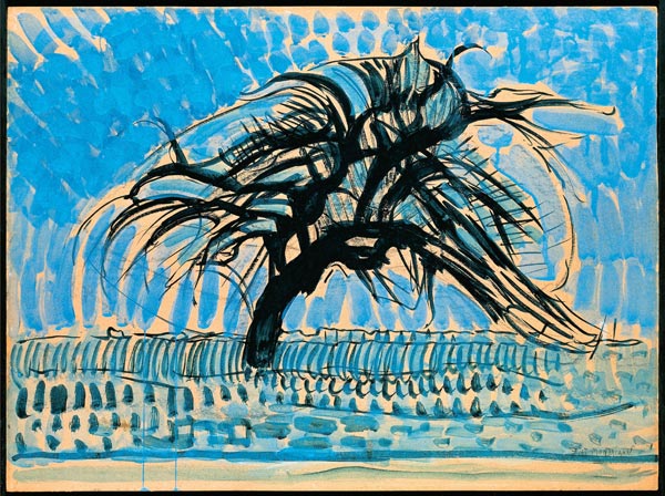 Der blaue Baum from Piet Mondrian