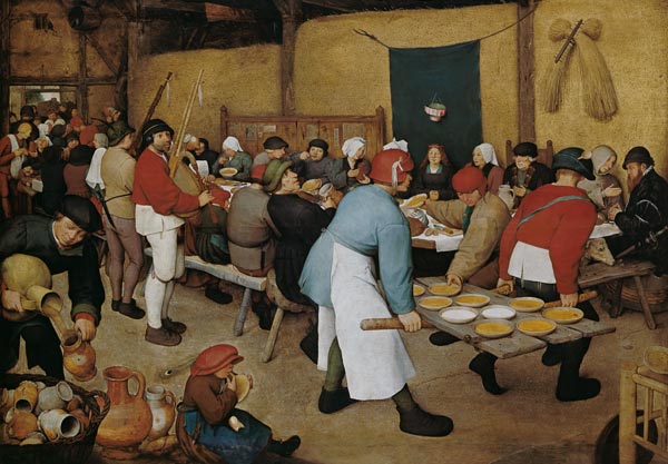 Peasant Wedding from Pieter Brueghel the Elder