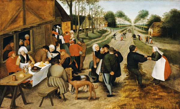 Peasants At A Roadside Inn from Pieter Brueghel the Elder