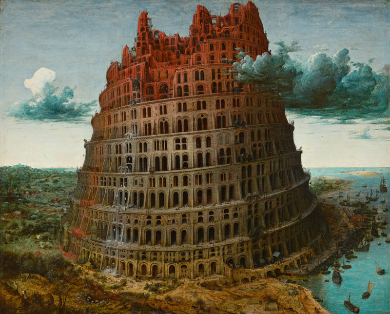 Tower making to Babel II from Pieter Brueghel the Elder