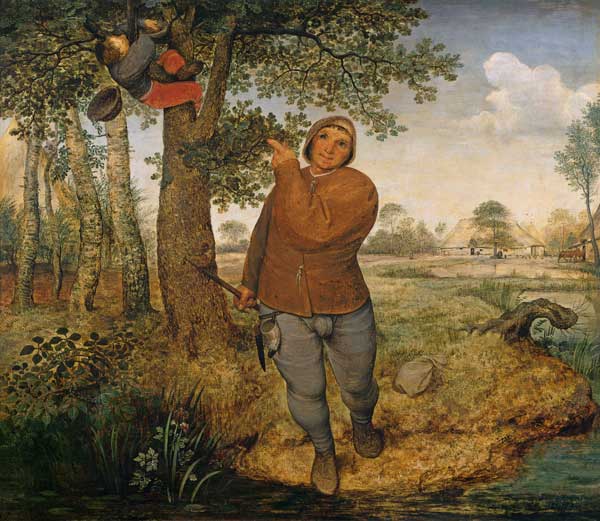 The bird thief. from Pieter Brueghel the Elder