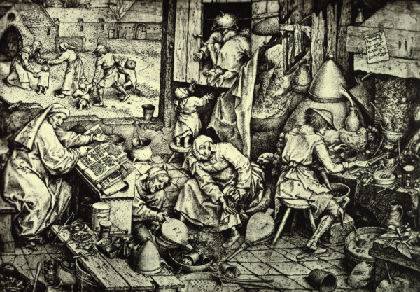 The Alchemist from Pieter Brueghel the Elder