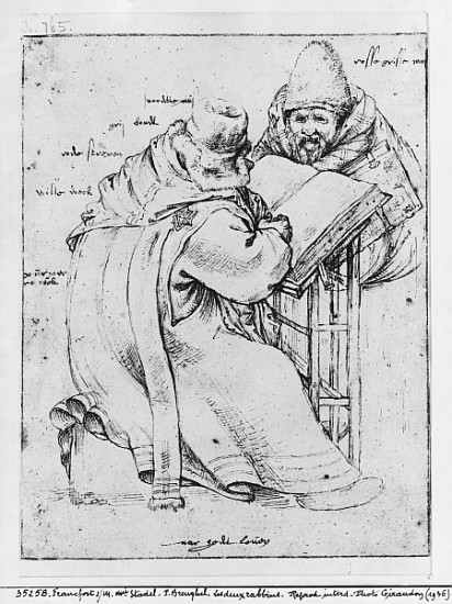 Two Rabbis from Pieter Brueghel the Elder